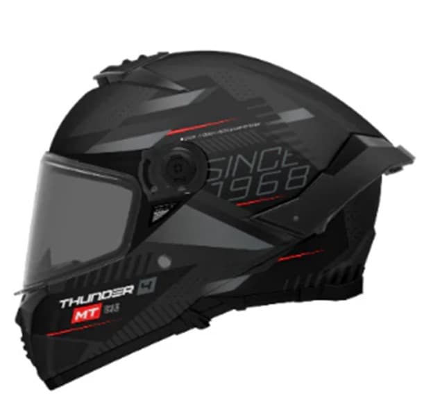 Κράνος MT Thunder 4 SV Luminence D1 μαύρο matt