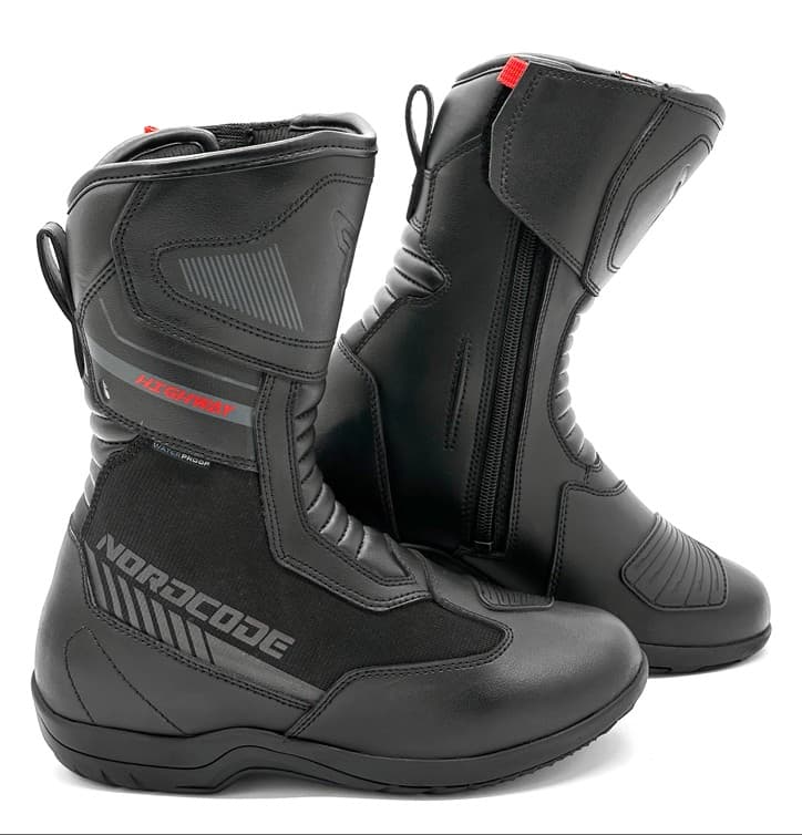Μπότες Nordcode Eco Leather Highway WP μαύρο